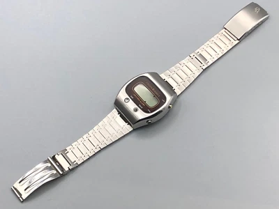 $125 • Buy VINTAGE NOS 70s CITIZEN QUARTZ CRYSTRON LC50-2014 WATCH 4-095197y BRACELET AS IS