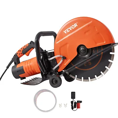 VEVOR 14'' Portable Electric Concrete Saw With Water Pump And Blade Wet/Dry • $153.99