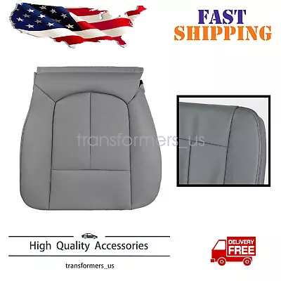 FIT For 2009-2014  Ford F150 Driver Bottom Replacement Leather Seat Cover Gray • $33.29