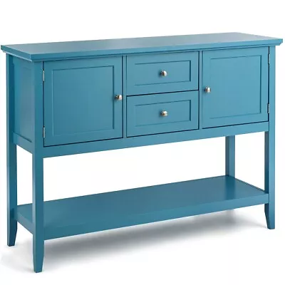 Console Table Modern Entryway Accent Table Narrow Hall Sofa Side Table 2 Drawers • £114.95