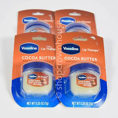 4 Vaseline Lip Therapy 0.25 Oz - COCOA BUTTER • $10.50