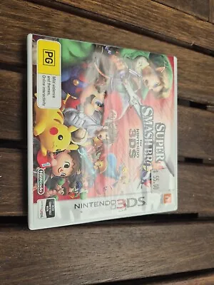 Super Smash Bros NINTENDO 3DS 2DS COMPLETE PAL GAME V Good Condition FREE POST • $14.44