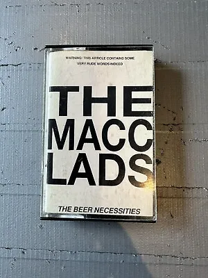 The Macc Lads - The Beer Necessities - Cassette 1990 VG+ Cond  VG+ AUDIO Comp • £15