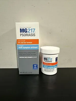 [ 1 Jar ] MG217 Psoriasis Treatment Cream Relief Ointment 4 Oz Expires 05/2024 • $19.99