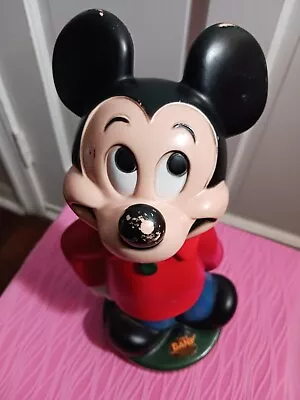 Vintage Mickey Mouse Bank Plastic  Mickey Mouse Club Bank • $12