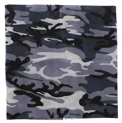 Camouflage Bandana Mask Camo Army Grey Military Bandanna Headwear Wrist Scarf • £3.99