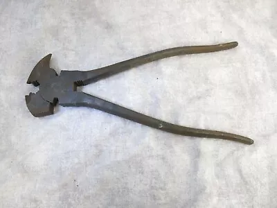 Vintage Fence Pliers Stamped Eclipse About 10-1/4  Long Pliers And Wire Cutters • $17.65