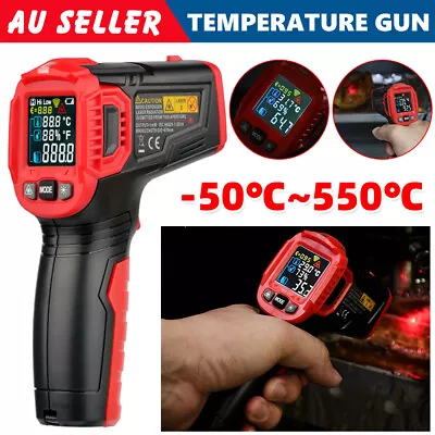 Digital LCD Laser Infrared Temp Gun Thermometer Non Contact Temperature Gun AU • $28.45