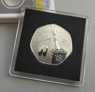 Happy 18th Birthday Silver Plated Commemorative Coin / Gift / Present • £8.99