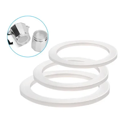 Replacement Gasket Seal For Coffee Pot Espresso Moka Stove Silicone Rubber UK  • £2.17