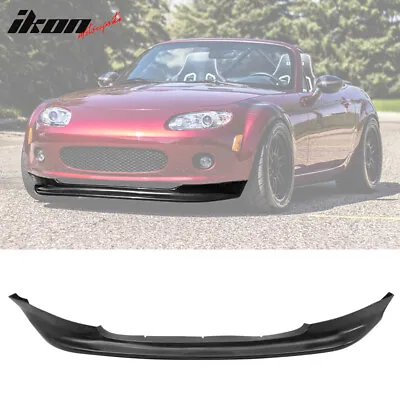 Fits 06-08 Mazda MX-5 Miata MX5 GV Style Front Bumper Lip Spoiler Unpainted PU • $77.93