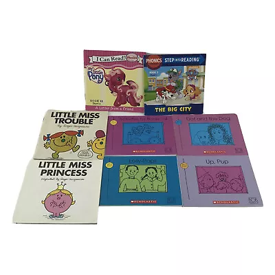Phonics Learning To Read Bundle + Little Miss Lot Of 8 Preowned Paperbacks -A4/D • $16.90