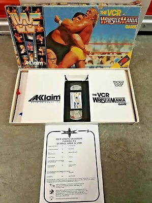 WWF Wrestlemania Vintage VCR Game 1987 Acclaim Replacement Parts & Pieces Lot • $20.46