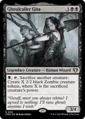 MTG Ghoulcaller Gisa - CMM Commander Masters - 161 - NM • $1