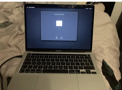 £289 • Buy Apple Macbook Pro 13in M1 Silver 2020 Faulty Locked
