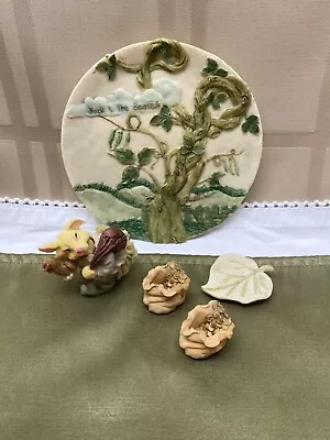 Vintage Miniature Tea Set Jack And The Beanstalk Woodland Wild Animals Nature • $7