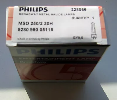 £30 • Buy Philips Msd 250/2 Lamp Martin Mac 250 300