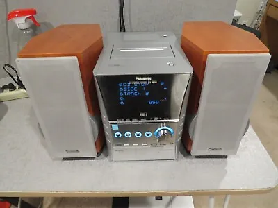 Panasonic SA-PM41 Digital 5-CD AM/FM Tape Micro Shelf Stereo & SB-DP1 Speaker • $49.50