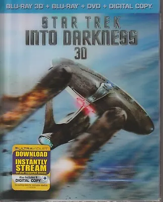 $19.95 • Buy Star Trek, Into The Darkness 3D - New Blu-Ray Sealed In Plastic - BLURAY/DVD/DIG