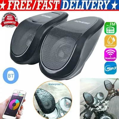 AOVEISE MT493 Motorcycle Bluetooth-compatible Speaker MP3 Audio System FM Radio  • $32.29