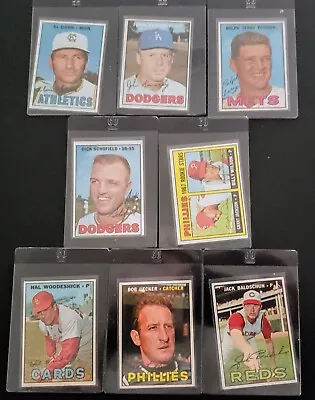 1967 Topps Vintage Baseball 8 Card Lot Pack Fresh * Bob Eucker * Phillies Rookie • $0.99