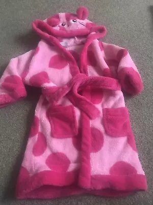 Mini Club Toddler Girls Dressing Gown Age 18-24 Months  • £0.99