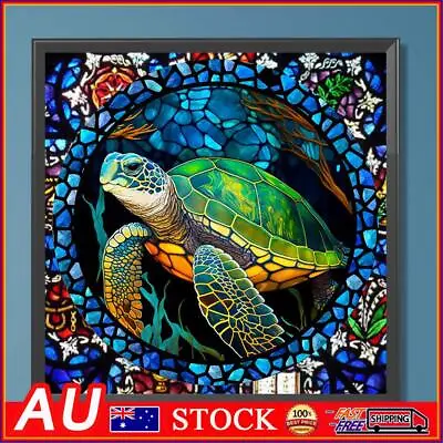 $10.54 • Buy 5D DIY Full Round Drill Diamond Painting Turtle Kit Art Home Decoration (A7193)