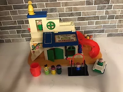 Vintage Fisher Price Sesame Street Clubhouse With Accessories  • $29.99