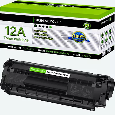 12A Toner Cartridge Replacement For HP Q2612A Work With HP Laserjet 1020 1022nw • $16.87