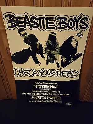 Beastie Boys Poster Check Your Head Grand Royal Paul's Boutique Run DMC NWA • $42.46