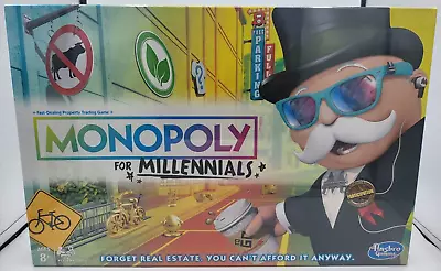 Monopoly For Millennials Millennial Edition Board Game Factory Sealed • $21.95