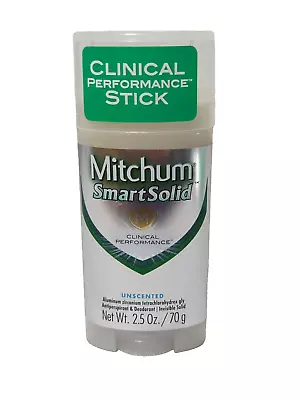 Mitchum Smart Solid Clinical Performance Unscented Deodorant 2.5 Oz • $12