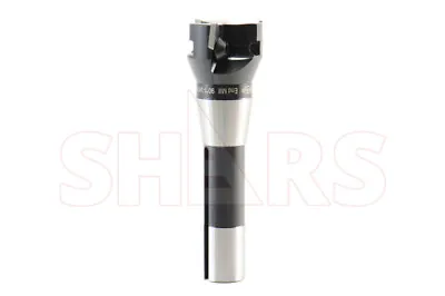 1-3/4  R8 90° Indexable End Mill + 3 TPG32 Inserts W/Certificate $158 Off P[ • $44.95