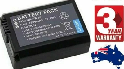 $18.28 • Buy NP-FW50 Battery For SONY Alpha A5000,A5100,A6000,A6300,A6500