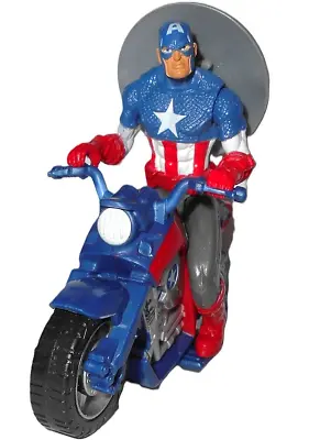 Marvel Universe CAPTAIN AMERICA Motorcycle 2011 Avengers Battle Assault Cycle • $11.95