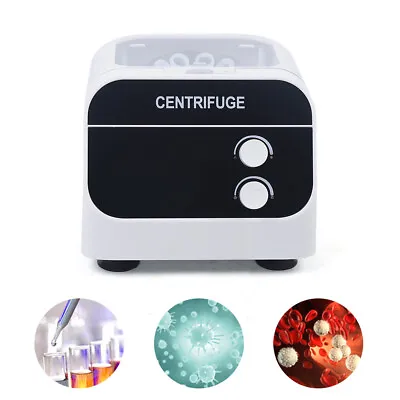 Electric Centrifuge Machine Bench-top Lab Centrifuge 4000RPM 20ml*8 LCD Display • $99
