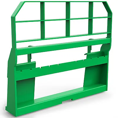 45  Frame Skid Steer Tractor Pallet Fork Quick Attachment 4000LBS Green Steel • $295.55