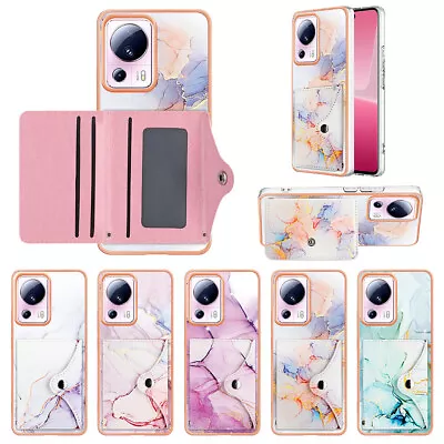 For Xiaomi Poco X6 X5 M4 F5 X3 Pro 13T Card Holder Luxury Flip Case Phone Cover • $17.59
