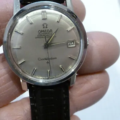 1966 Mens Stainless Steel Omega Constellation Chronometer Auto 24j #564 Watch • $1095