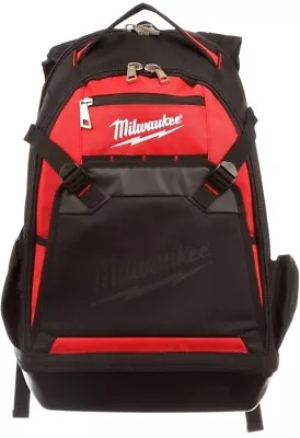 Milwaukee Jobsite Backpack Padded Shoulder Straps Durable Tool Storage Organize • $84.78