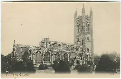 £4 • Buy ST NEOTS CHURCH - Cambridgeshire Postcard 