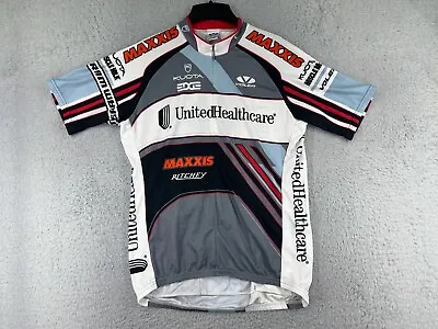 Voler Cycling Jersey Mens Extra Large Gray Black Red United Healthcare Tour Utah • $18.14