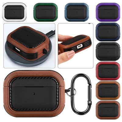 $10.79 • Buy For Apple AirPods Pro 1st 2nd 3rd Gen Leather Shockproof Case Cover W/ Keychain