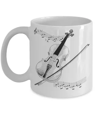 Violin Music Notes Coffee Mug • $14.99