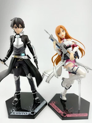 $114.48 • Buy Sword Art Online Asuna & Kirito Figure 5th Anniv. Ichiban Kuji Bandai SAO Japan