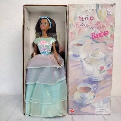 Barbie Spring Tea Party Avon Special Edition 1997 African American Mattel New  • $20