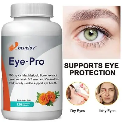Lutein Capsules With Zeaxanthin Marigold Extract 200mg Strongest EYE HEALTH • £7.74
