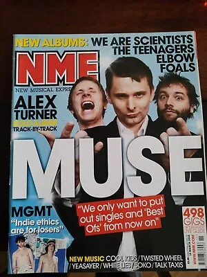 NME 15-03-2008 Iggy Pop & Bowie 1976 Poster Muse MGMT Alex Turner Foals Elbow • $1.23