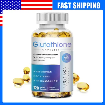 120 Pills L-Glutathione Capsules 1000MG Natural Anti-Aging Skin Whitening Caps • $13.79