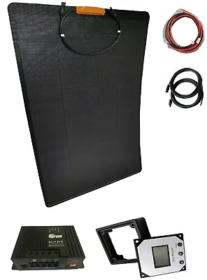 150w 300W 12v Flexible Solar Panel Charging Kit Marine Caravan Battery Charger • £164.99